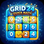 Grid 24: Quick Math Logosu